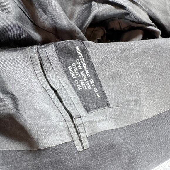 Jos A Banks Jacket Sport Coat Gray 100% Wool Blazer 41L - Picture 10 of 11